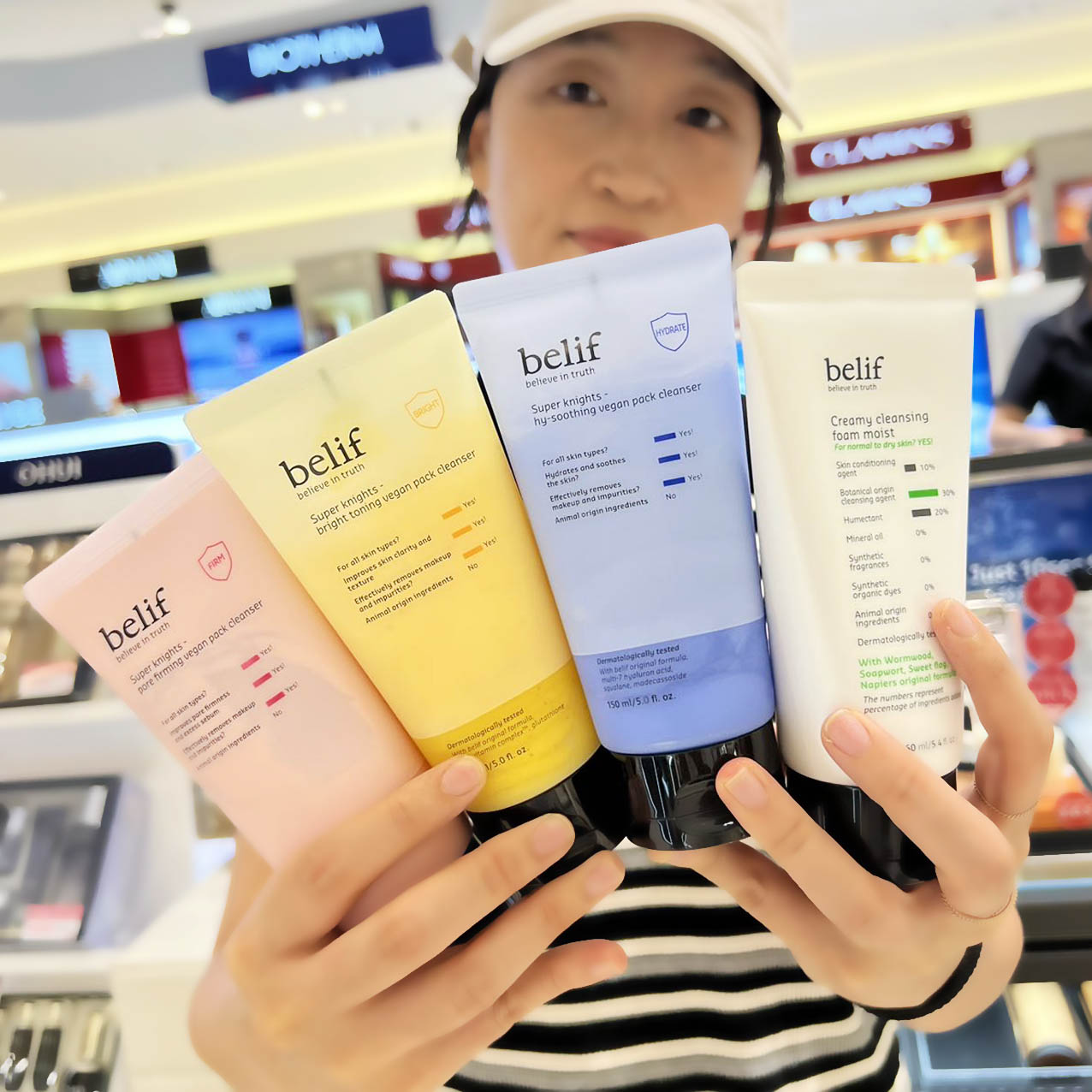 belif碧研菲保湿洗面奶深层清洁