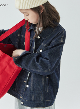 2026春秋新款女童牛仔外套儿童牛仔夹克外套中大童洋气春季上衣潮