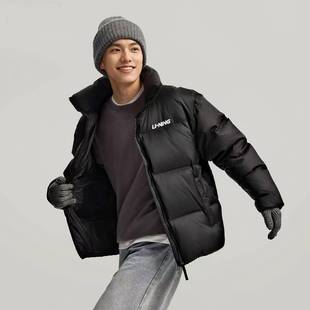 李宁2025AW火锅羽绒系列运动生活防风防泼水抗静电厚款羽绒服