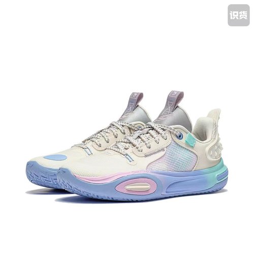 李宁䨻减震青少年篮球鞋