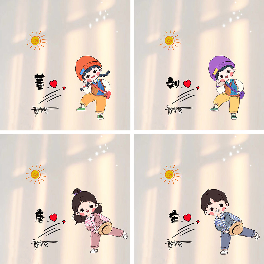 情侣微信头像图片定制情头简约男生女生个性签名姓氏名字卡通可爱