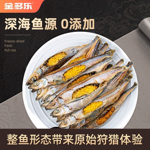 冻干猫零食多春鱼鱼籽小鱼干猫咪零食尝鲜营养宠物磨牙深海鱼干棒