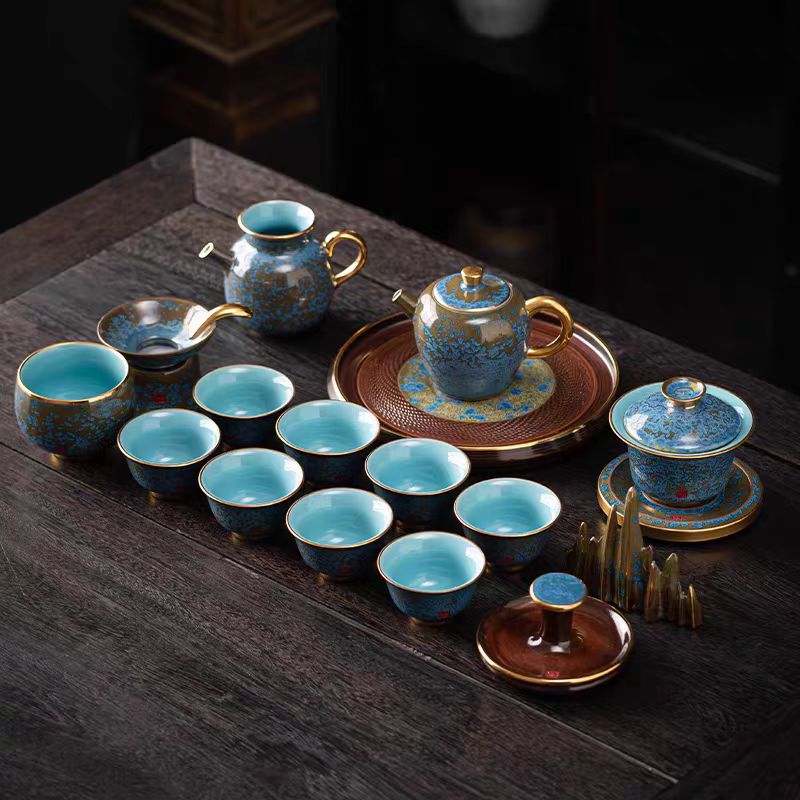 王武青瓷中式茶具套装