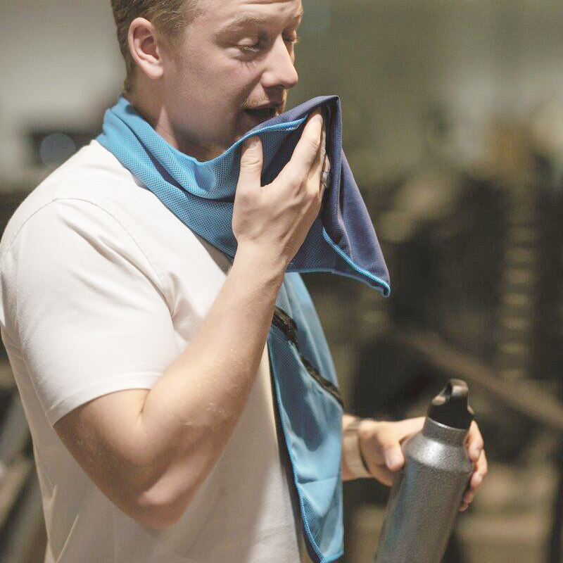 进口德国troika速干毛巾户外快干便携吸水吸汗降温运动健身擦汗巾