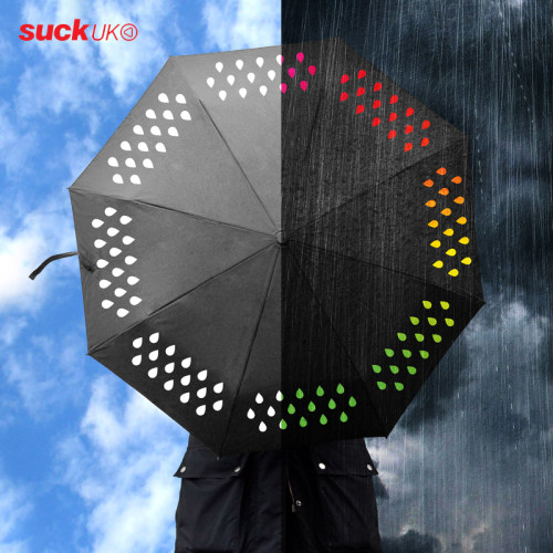 下雨变成彩色雨伞英国进口