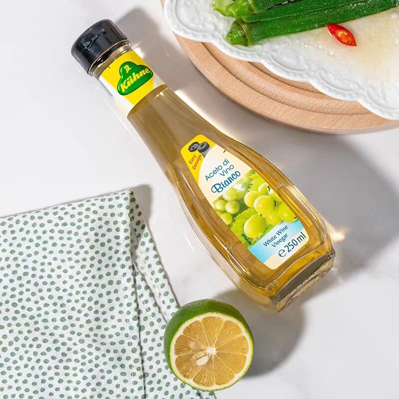 德国原装进口冠利白葡萄酒醋250ml 西餐意面沙拉菜肴 海鲜调味醋