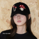 小蘑菇棒球帽 加深帽身 显脸小遮阳防晒鸭舌帽女 定制弯檐 feytiy