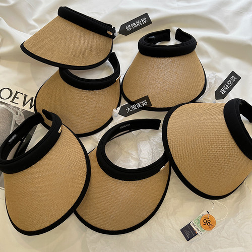 春夏季女防晒太阳帽遮阳帽空顶帽