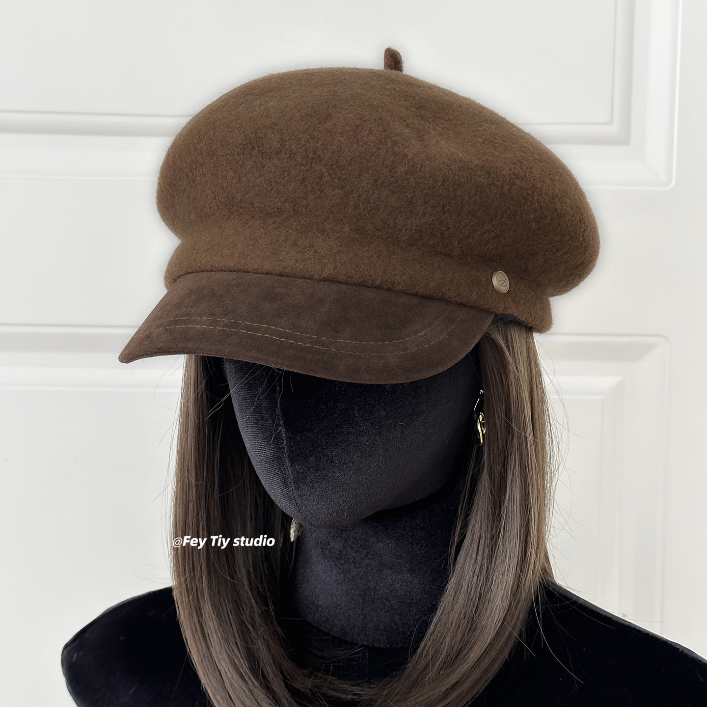 feytiy 绒雾羊毛报童帽 修饰脸型秋冬造型时髦复古画家蓓蕾帽百搭,服饰配件/皮带/帽子/围巾,帽子,淘宝优惠券,粉丝福利购,淘宝优惠卷