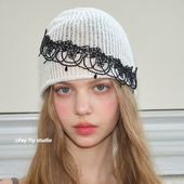 马海毛包头帽时髦百搭透气镂空冷帽春夏秋冬新款 feytiy 小众设计