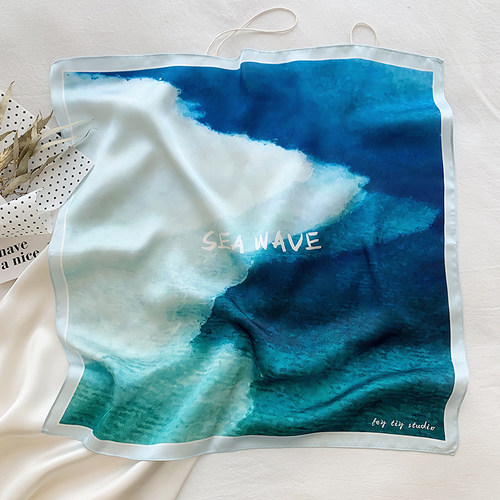 seawave原创高品质chic春夏丝巾