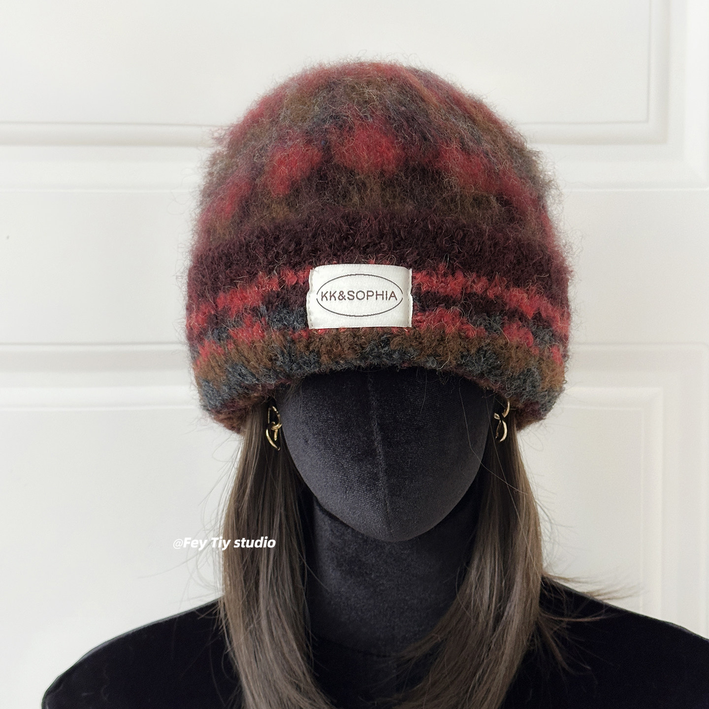 feytiy 帽型好 拉绒工艺12%羊毛混色针织帽女冬季保暖毛线帽冷帽,服饰配件/皮带/帽子/围巾,帽子,淘宝优惠券,粉丝福利购,淘宝优惠卷