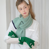 撞色 feytiy 有趣 定制细条纹围巾秋冬氛围感百搭保暖围脖女学生