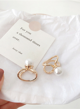 Feytiy 丝巾好伙伴 电镀金丝巾扣 马衔扣 日字扣 珍珠扣 三环扣