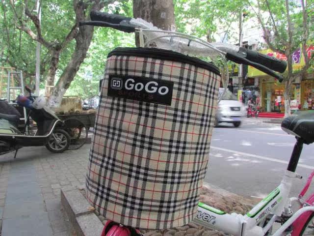 Panier pour vélo en toile - Ref 2260104 Image 4