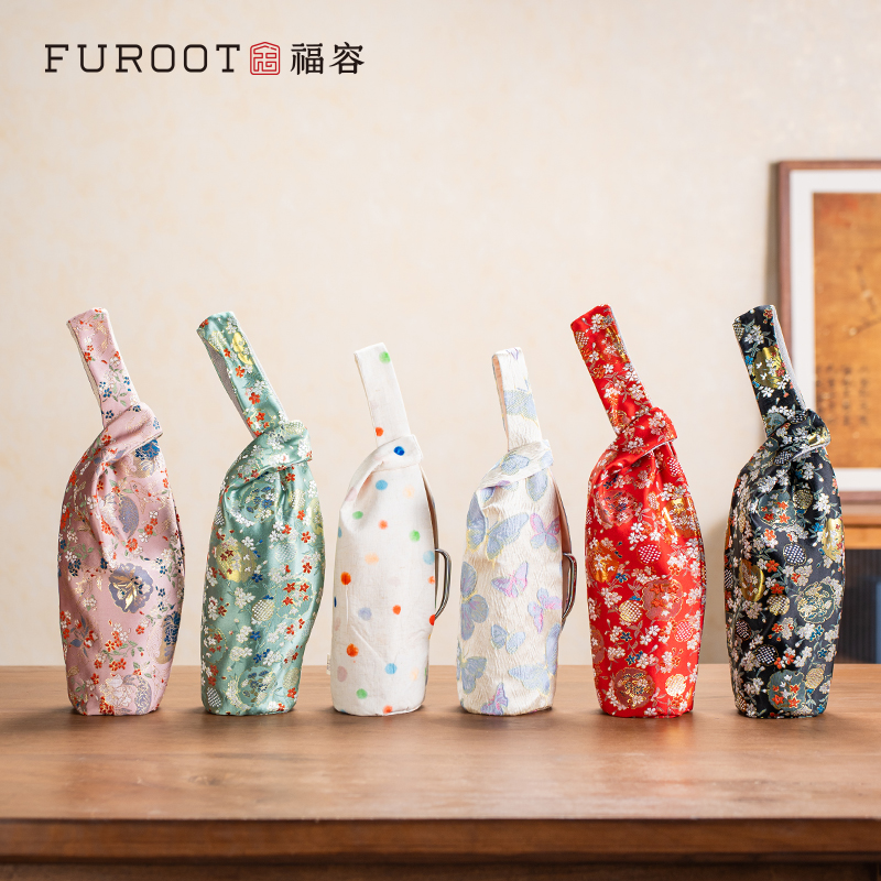 福容杯套新中式保温茶壶壶袋