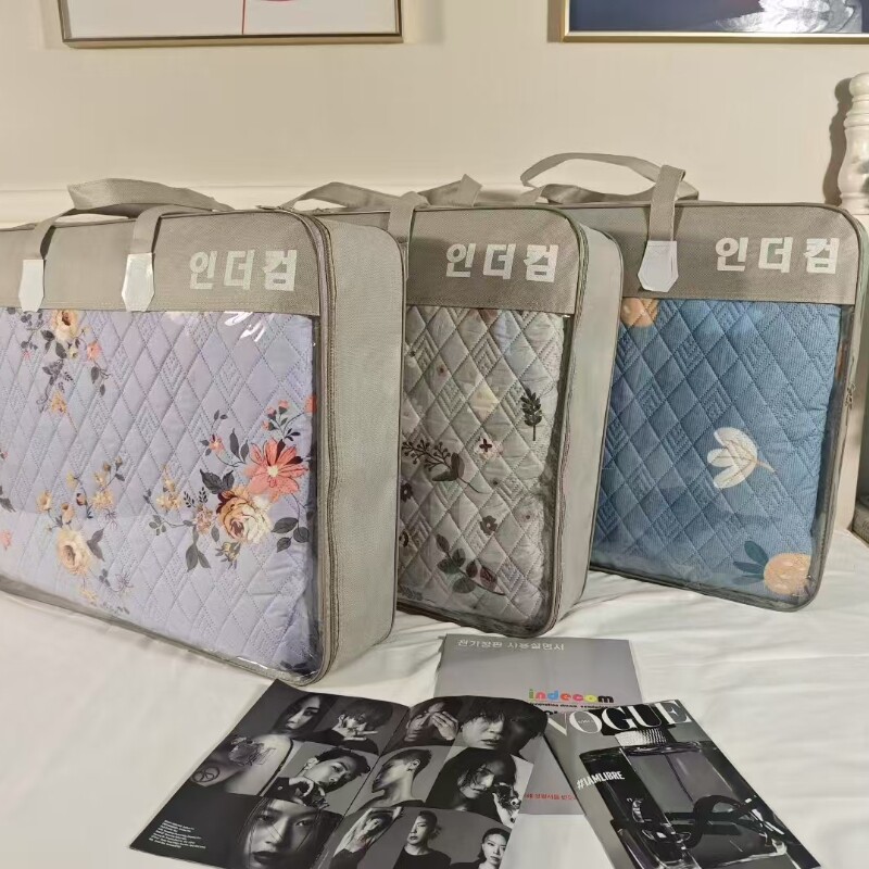 韩国进口 9档调温 加厚加宽定时防水纯棉绒面防辐射电热毯电褥子