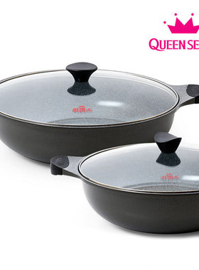 QueenSense麦饭石陶瓷汤锅炖锅