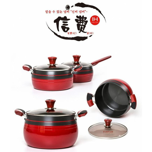 韩国进口Kitchen-Art信费汤锅炖锅奶锅不粘锅煮面锅火锅多款可选