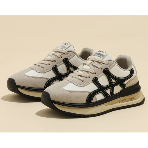 撤标撤柜（H）2026春季休闲款运动鞋厚底老爹鞋女复古增高女鞋