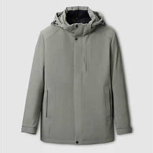 2025秋冬可脱卸帽加厚中长款 撤标撤柜 兔毛内胆毛皮外套 H家