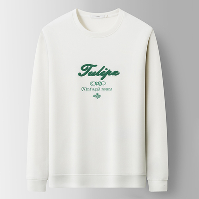 一线撤标撤柜2025年春季新款男装时尚潮流休闲百搭圆领卫衣