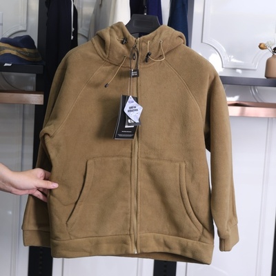 【雅家】撤标撤柜！时尚百搭亲肤柔软保暖经典摇粒绒抽绳连帽卫衣