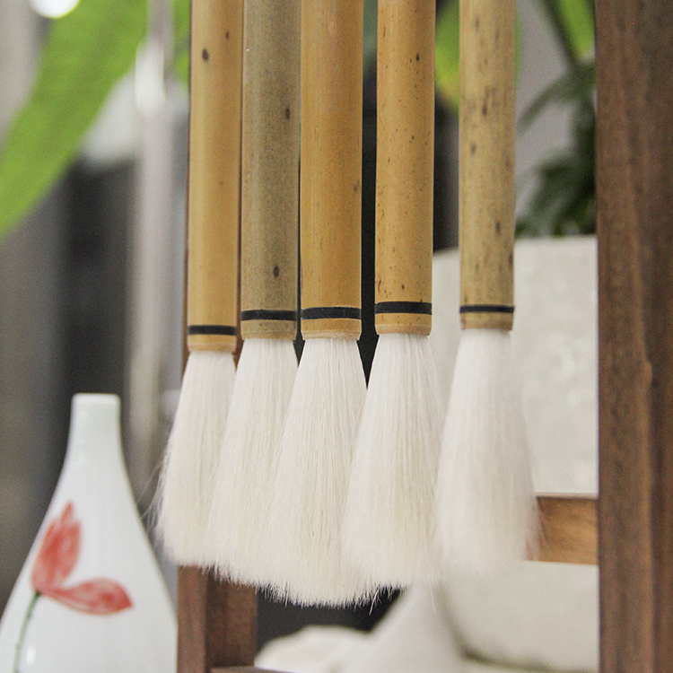 长锋羊毫细光锋毛笔非遗传承手工