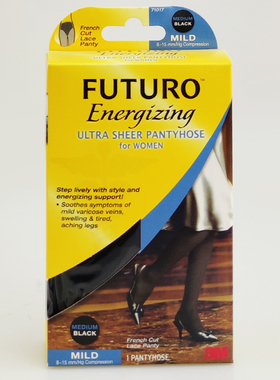 正品3m FUTURO护多乐弹力护袜 长腿袜裤 舒适抗疲劳 运动护具7101