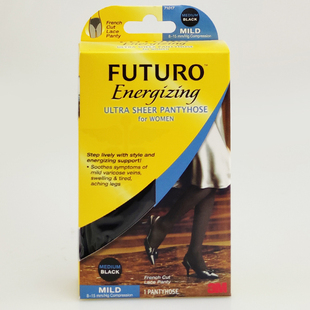 正品3m FUTURO护多乐弹力护袜 长腿袜裤 舒适抗疲劳 运动护具7101