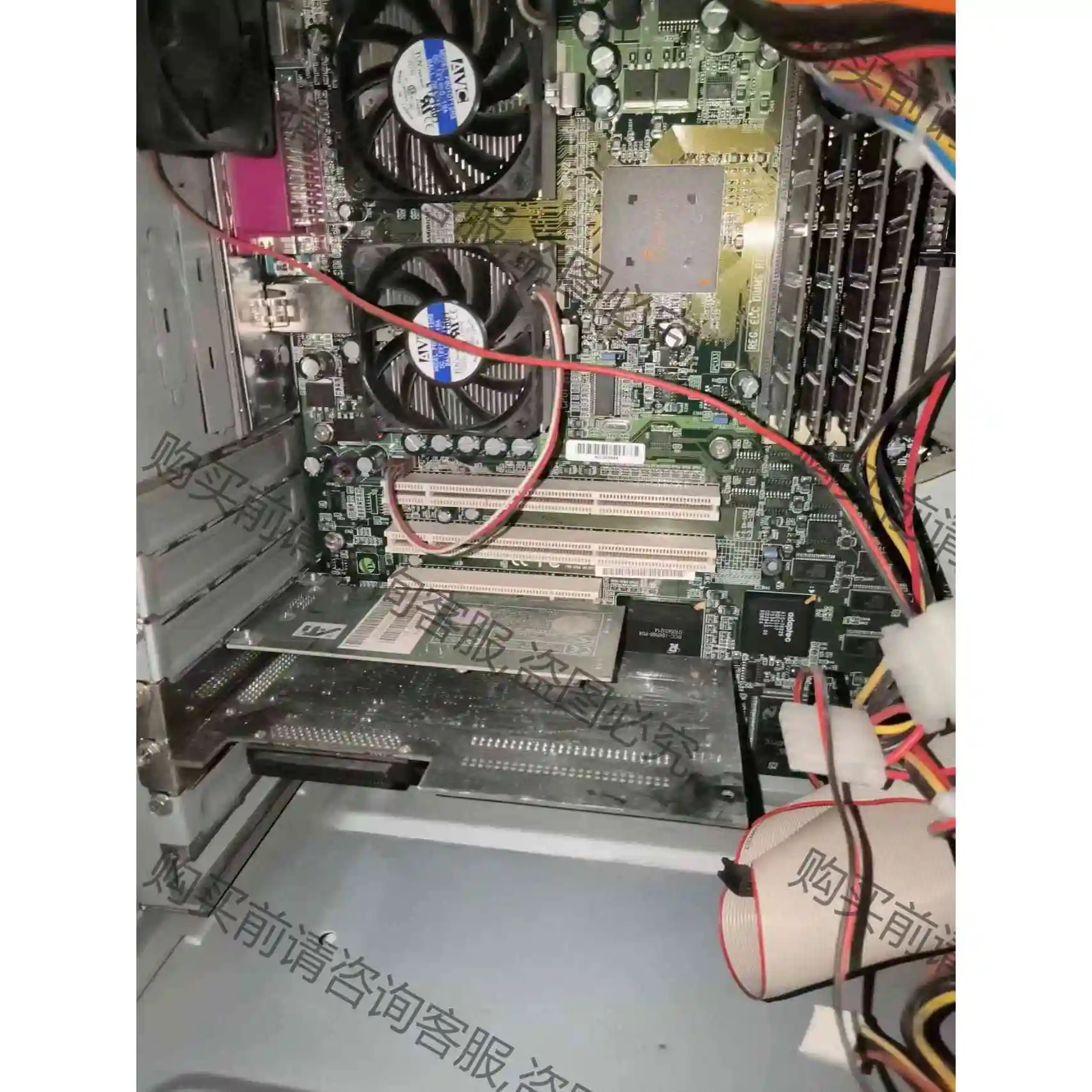 双路奔3 SUPER 370DL3主板 奔III800CPU 议价 品质保证