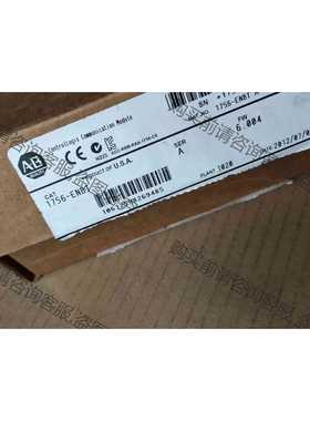 功能正常议价 AB 1756-ENBT 全新开封 FMW 6.004