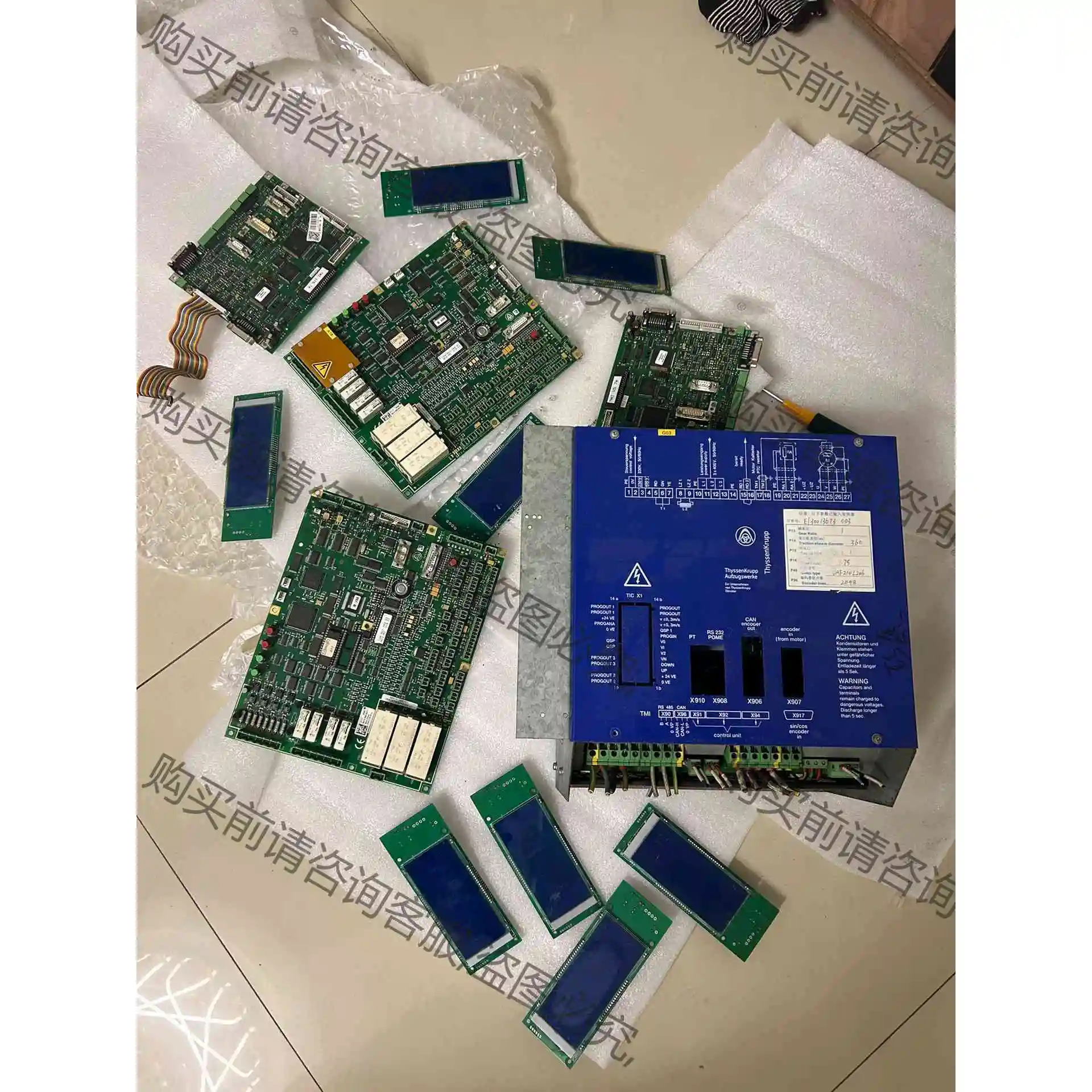 拆梯蒂森电梯配件，CPI32变频器，MC2主板，TMI2变频 议价 品质保
