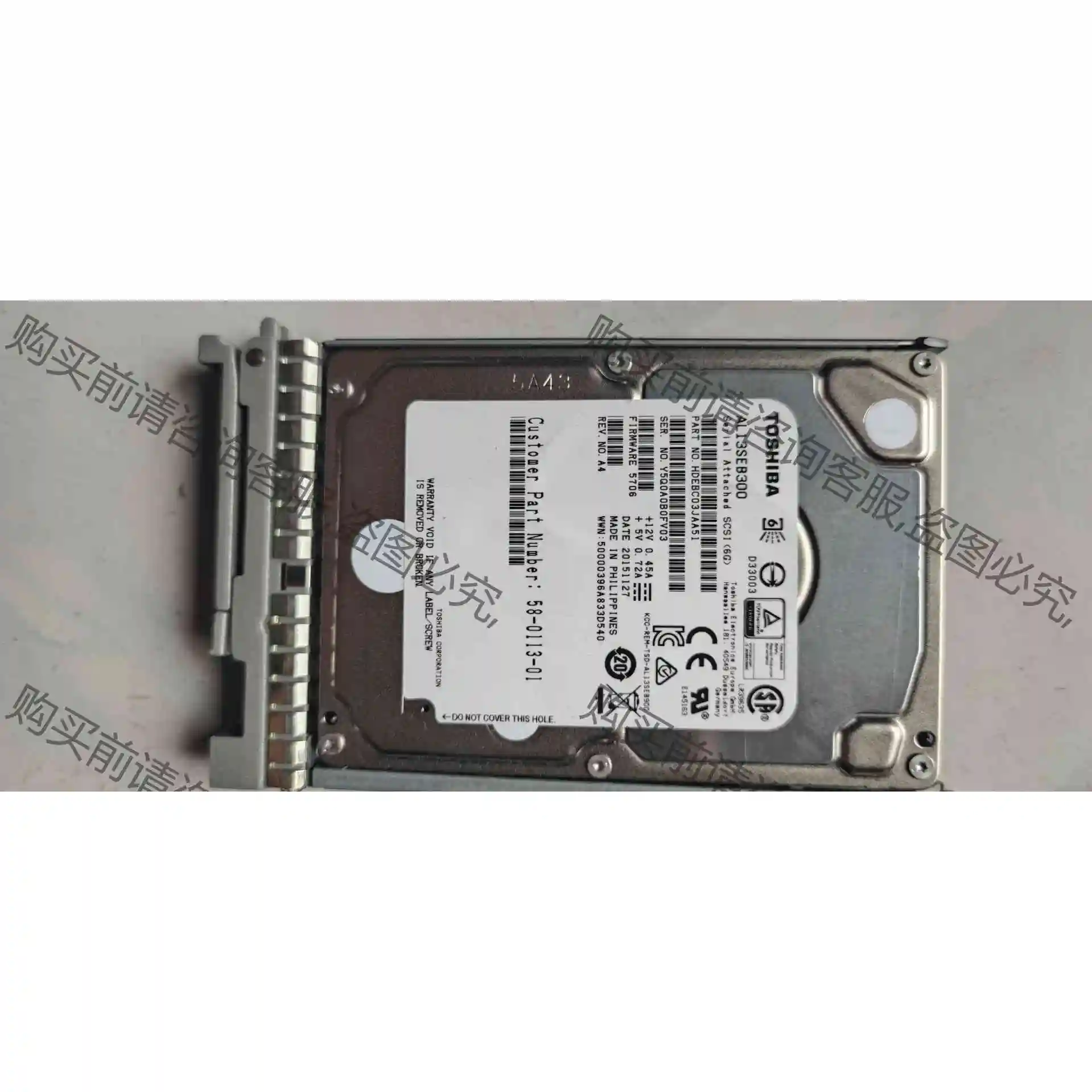 CISCO/思科拆机A03-D300GA2 300G SAS 议价 品质保证