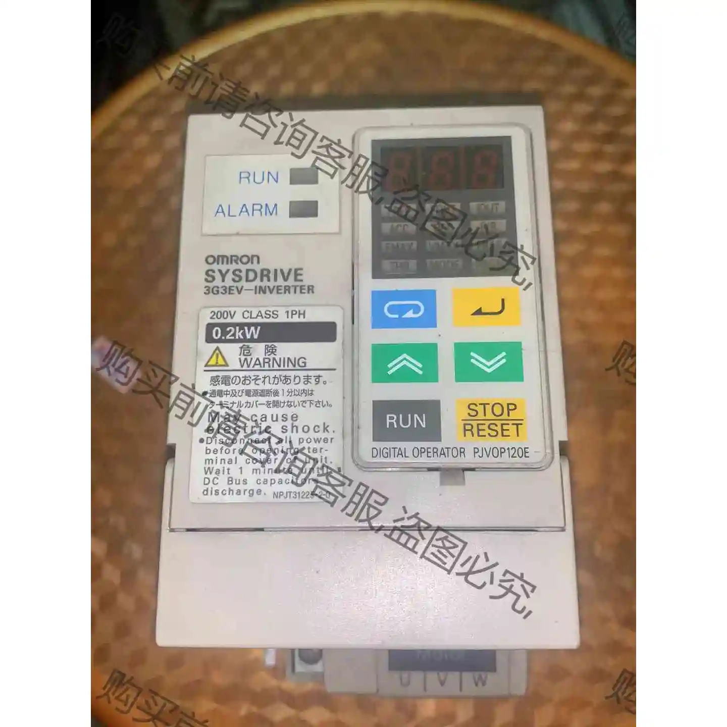 日本制造欧姆long变频器3G3EV输入AC3PH 200－240 议价 品质保证