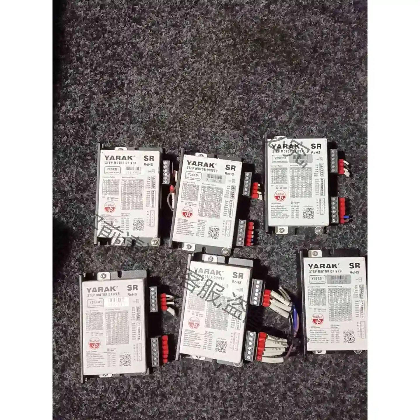 拆机信浓Y2SED1步进驱动器，共计6台成色参数如图所示，图 议价
