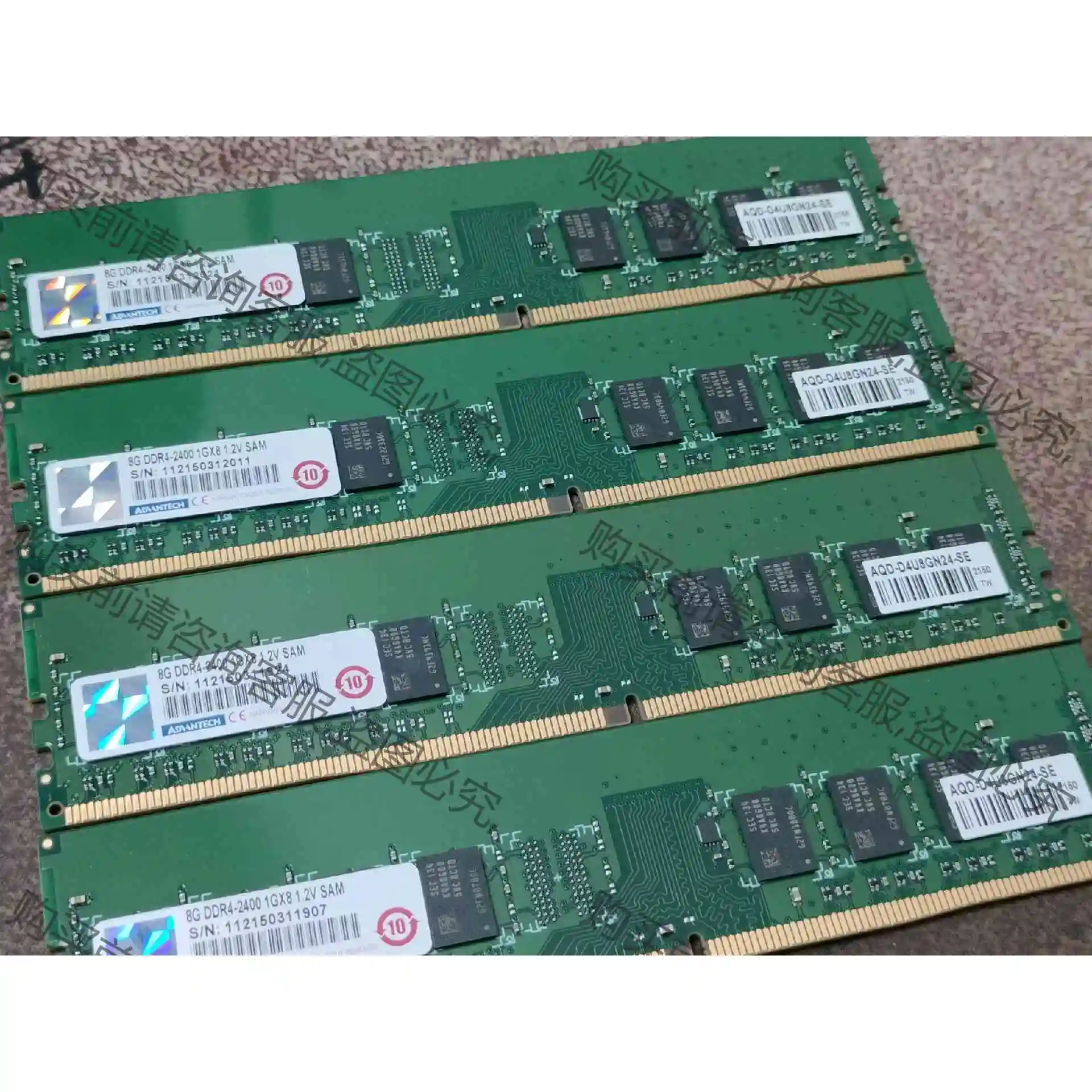 研华8G DDR4-2400内存条 AQD-D4U8GN24 议价 品质保证