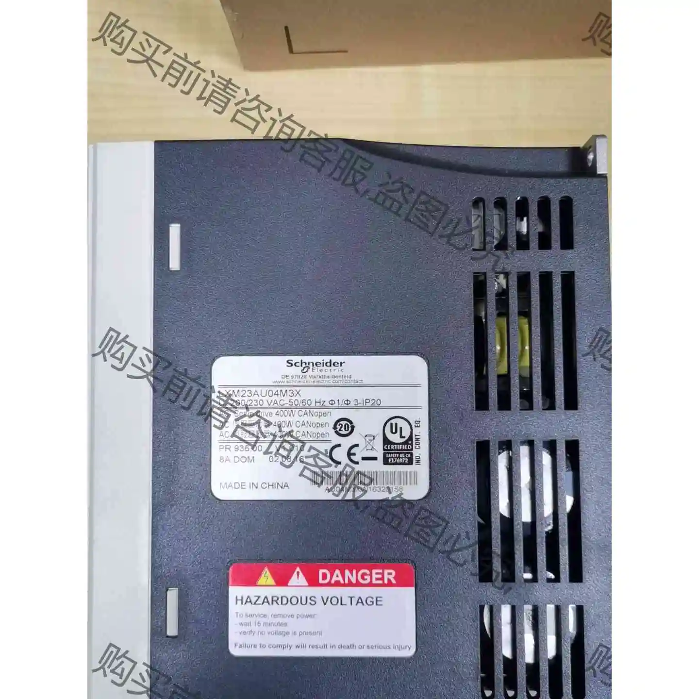 LXM23AU04M3X施耐de驱动器，测试用，功能包好，实物 议价 品质保