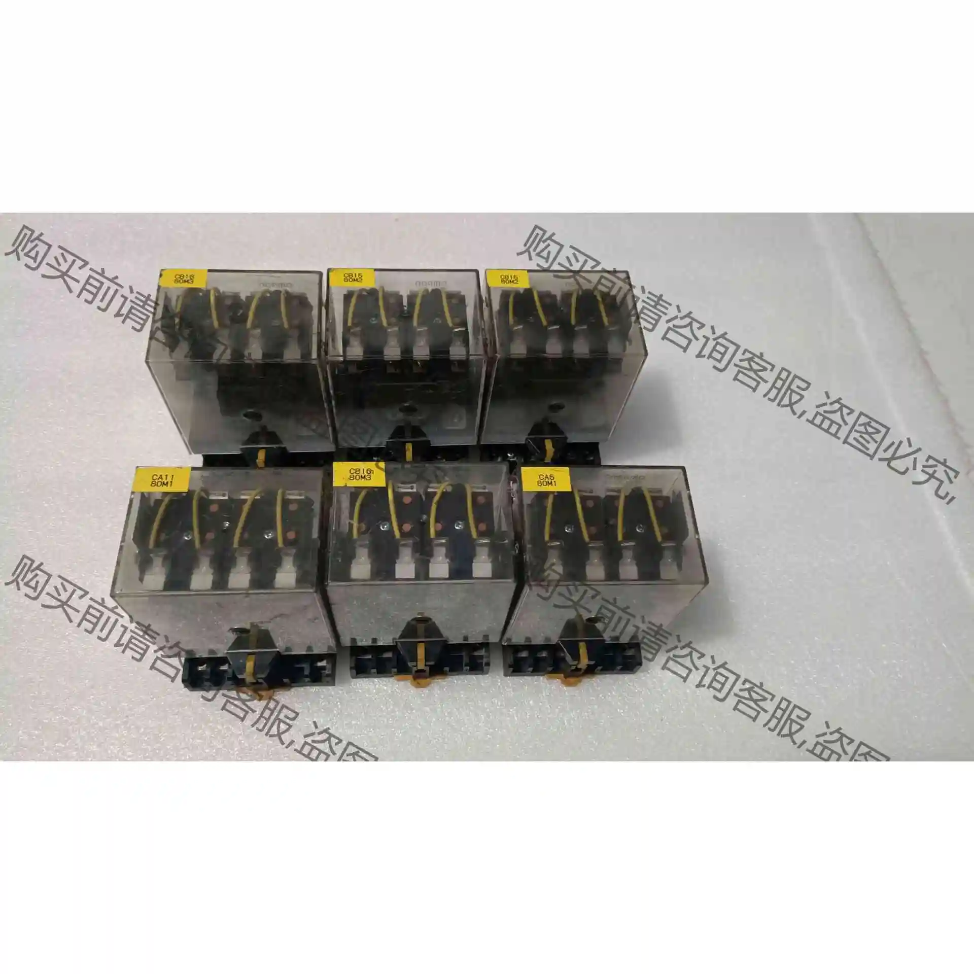 全新未使用欧姆long继电器6台，MM4XP，由于没有包装保管bu善 议