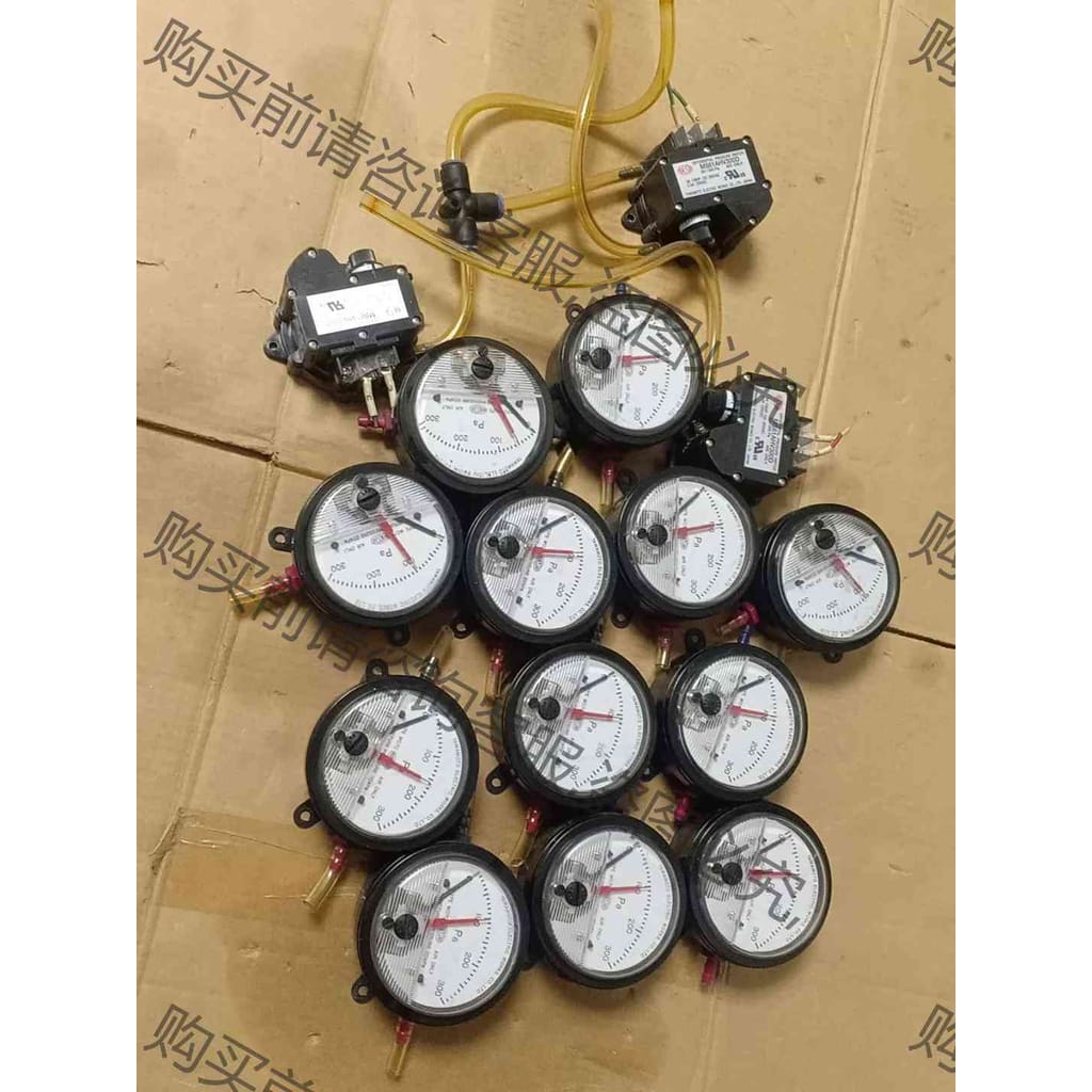 功能正常议价拆机山本微压差表W070 12个微压差开关MS61A