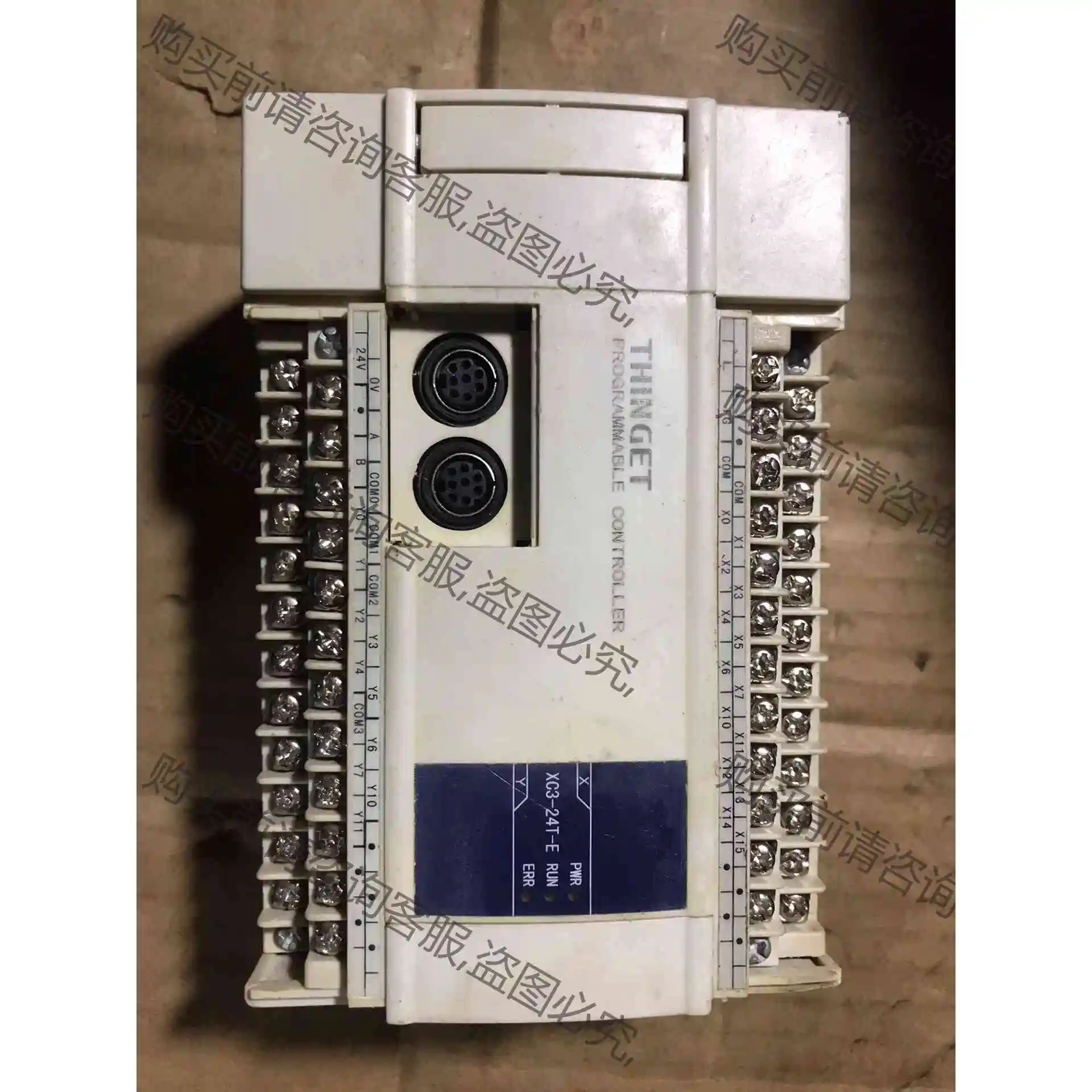 XC3-24T-E信捷PLC，拆机的，通电测试包好，成色如图 议价 品质保
