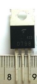 2SD798 D798 TO-220 功率晶体管6A 300V 全新原装 三极管 可直拍