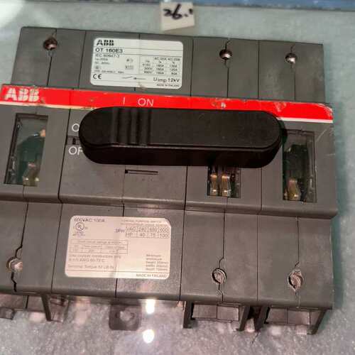 议价ABB隔离开关OT160E3，芬兰原装，拆机件，功能正常