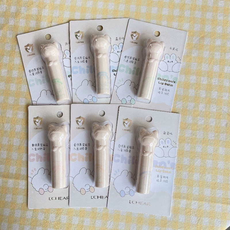 蕾琪果蜜植萃儿童润唇膏保湿滋润补水男女宝宝防干裂水果味护唇膏