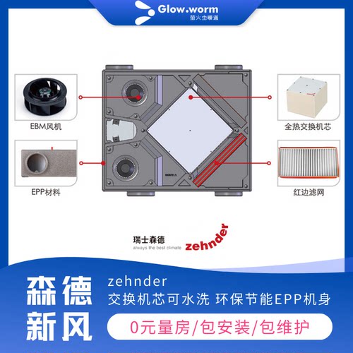 瑞士商用空气吊顶新风系统