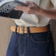 阿美咔叽美式 Belt基础款 复古头层牛皮皮带腰带 Basic 3.8宽