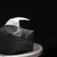 复古皮革牛皮餐巾盒纸巾盒leather tissue box