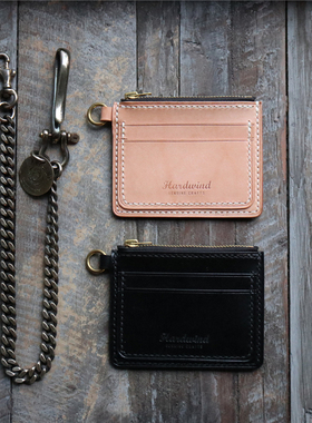 Hardwind Zipper Card Holder 拉链牛皮卡包 可搭配裤链使用