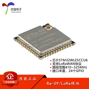 Ra-09 LoRaWAN无线扩频模块STM32WLE5CCU6芯片410~525MHzLoRa模组