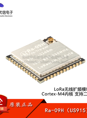 Ra-09H（IN865）LoRa无线模块支持LoRaWAN协议STM32WLE5CCU6芯片